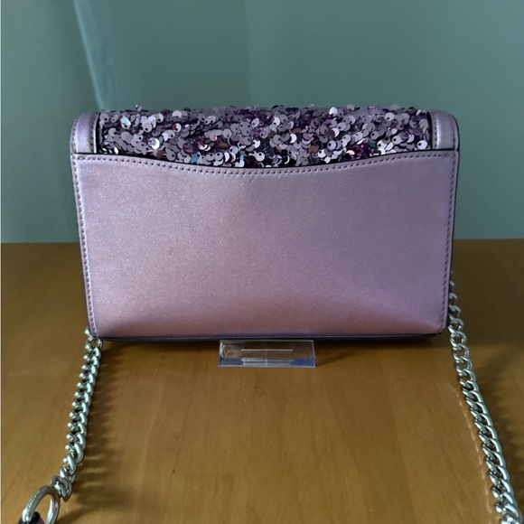 Coach Lilac Sequin Flap Crossbody - Picture 4 of 9